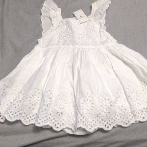 New white Baby Dress